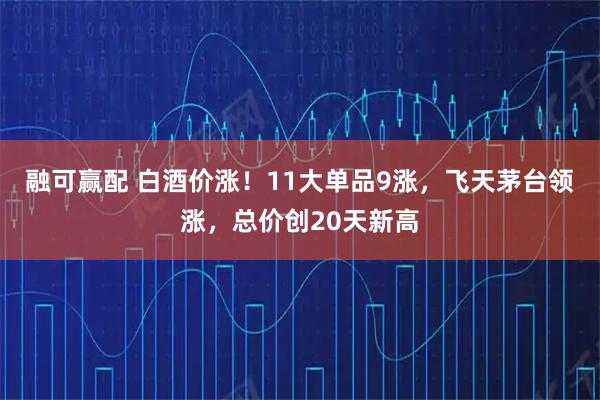 融可赢配 白酒价涨！11大单品9涨，飞天茅台领涨，总价创20天新高
